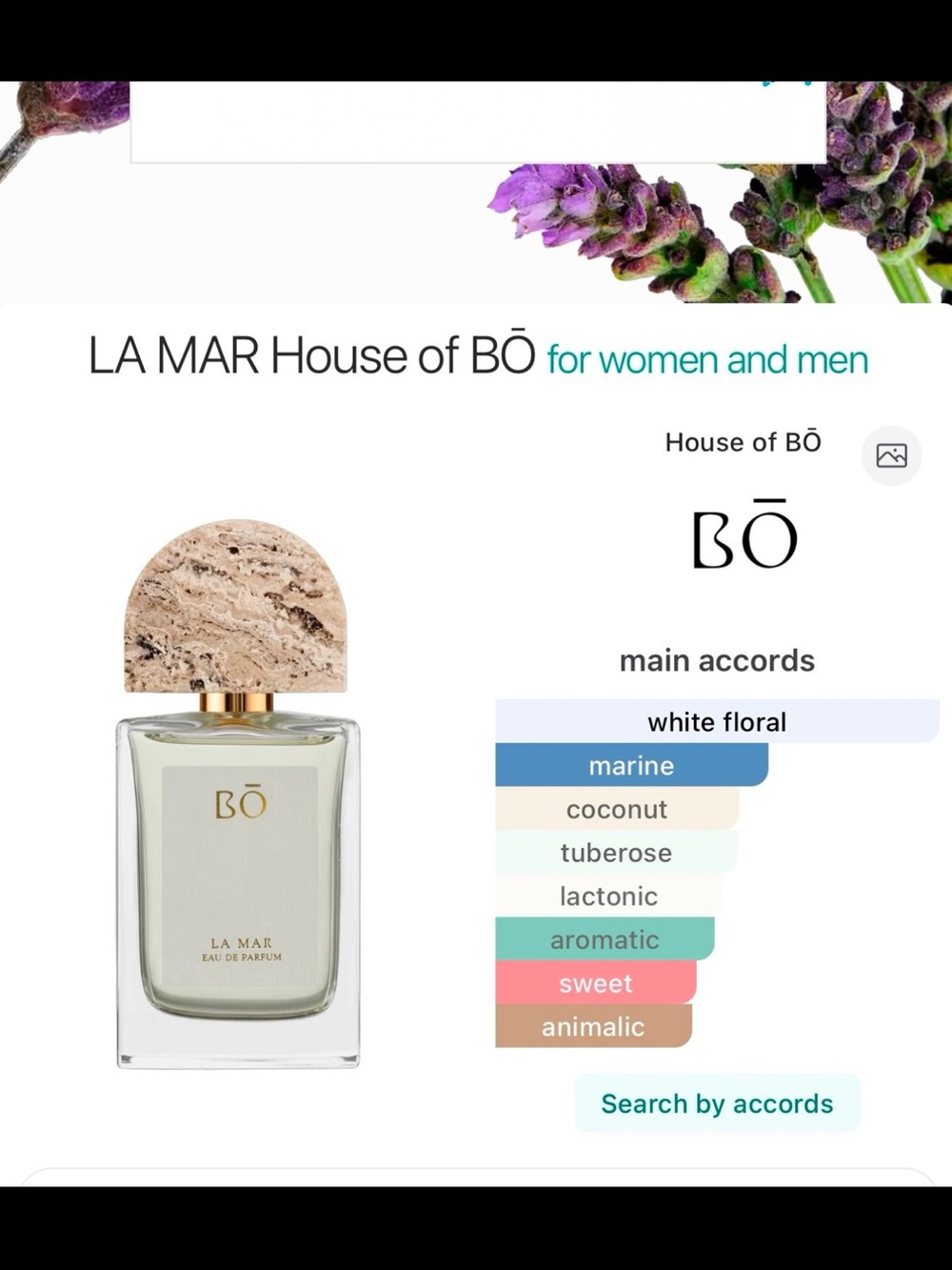 House of Bo La Mar sample. 1.8 ml. Brand new - Picture 2 of 2